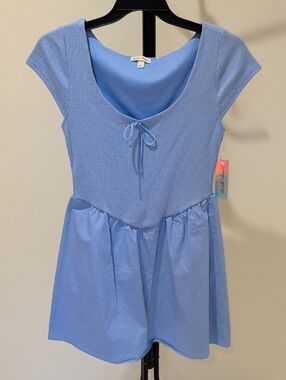 Derek Heart Light Blue Dress Size L